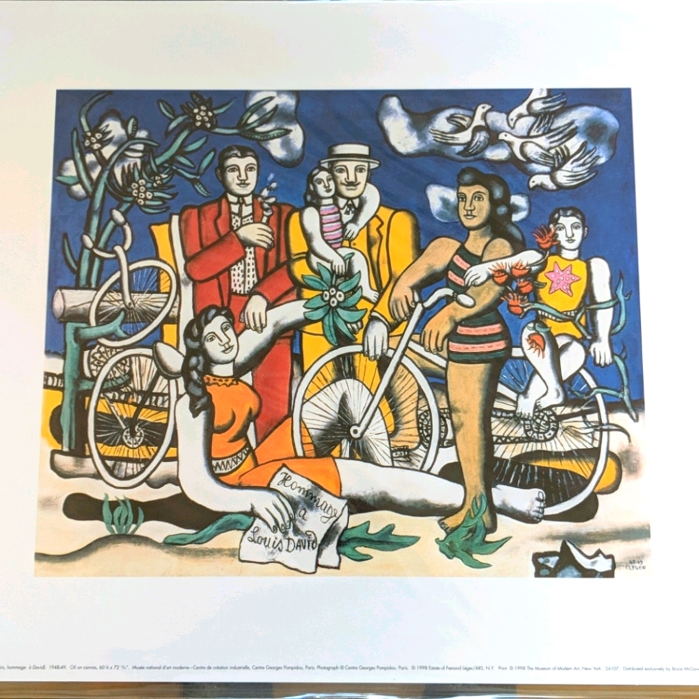Fernand Leger's "Leisure Homage To David"